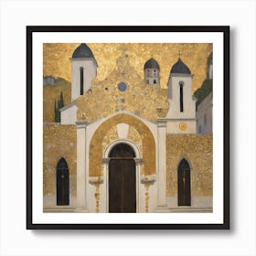 Kirche in Cassone by Gustav Klimt 4 Art Print