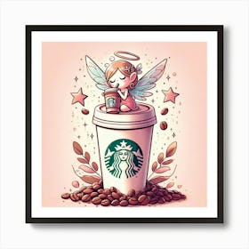 Halo Fairy Art Print