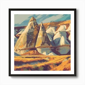 Turkish Landscape Painting Art Print