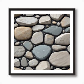 Stone Wall 1 Art Print