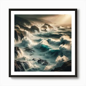 Stormy Seas 1 Art Print