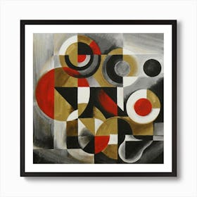 Abstract Painting Cubismo Abstract 17 Art Print
