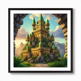 The castle in seicle 15 6 Art Print