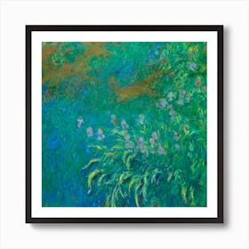 Irises (1914–1917), Claude Monet Art Print