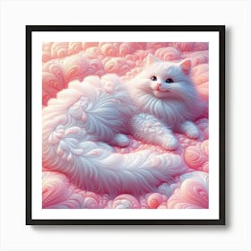 Fractal Cat Affiche