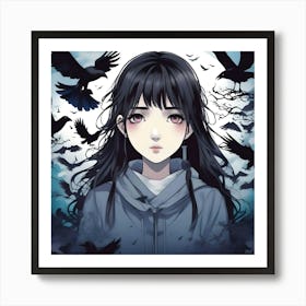 Crows In The Sky Art Print