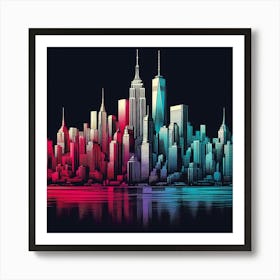 New York City Canvas Art 2 Art Print