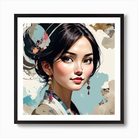 Chinese Girl 2 Art Print