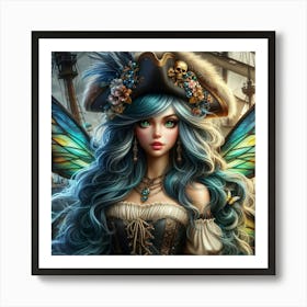 Mermaid Fairy Art Print