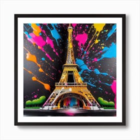 Paris Eiffel Tower 8 Art Print