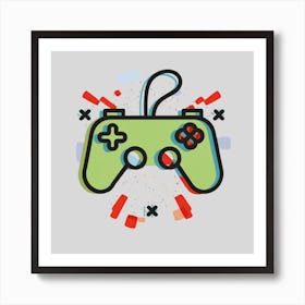 Video Game Controller 5 Art Print