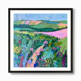 Walk In The Countryside Art Print