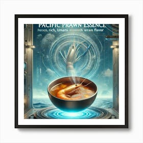 Pacific Prawn Essence Scifi Art Print