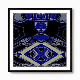 Abstract Blue Art Print