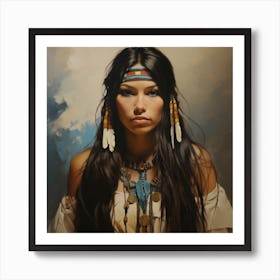 Native American Woman Art Print