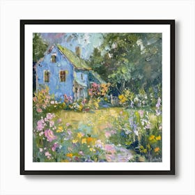 Flower Symphony Botanical Garden 9 Art Print