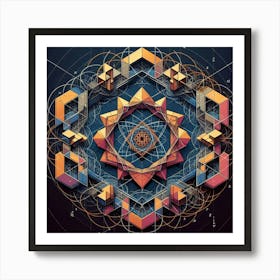 Geometric Pattern Art Print