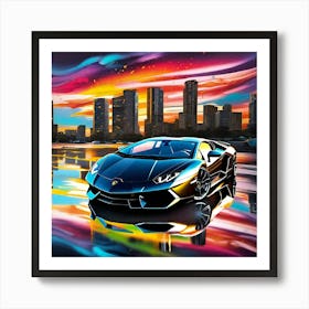 Lamborghini 86 Art Print