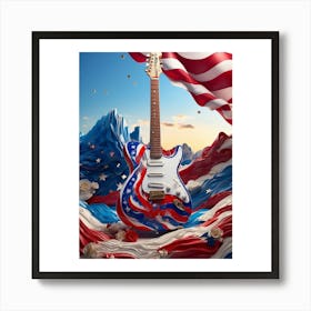 Red, White, and Blues 2 Art Print