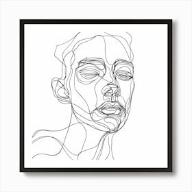 Woman'S Face 1 Art Print