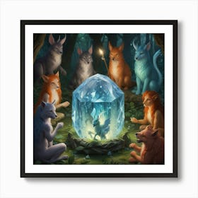 Crystal Of The Forest Art Print