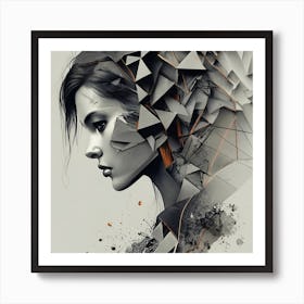 Shattered To Pieces Art Print