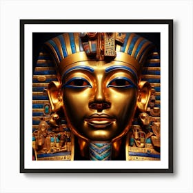 Egyptian Mask 1 Art Print