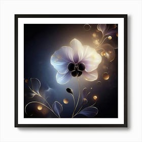 Orchid Flower 2 Art Print