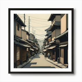 Kyoto Street Art Print