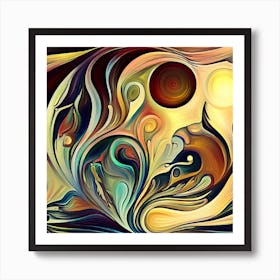 Abstract Painting 6 Art Print