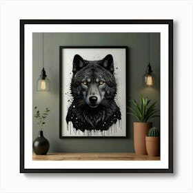 Wolf Print Art Print