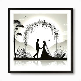 Creative Love And Relationship Illustration 4 Art Print