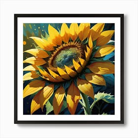 Sunflower 20 Art Print