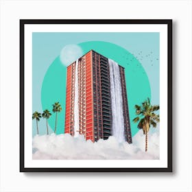 High Rise (Square) Art Print