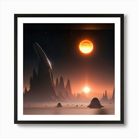 Distant World Art Print