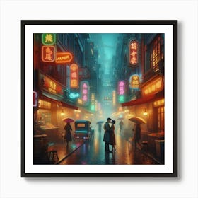 Chinese Alley Art Print