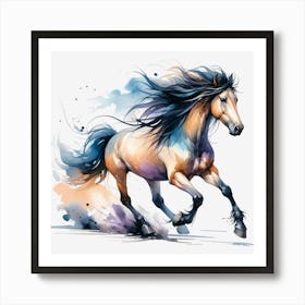 Horse Running 1 Art Print