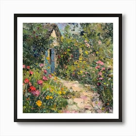 Flower Symphony Botanical Garden 1 Art Print