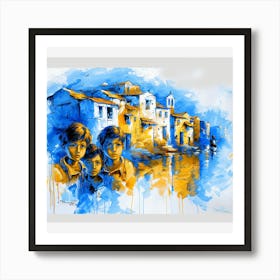 Of A Village Art Print