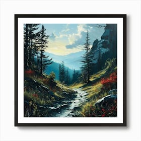 Walk In The Woods Art Print