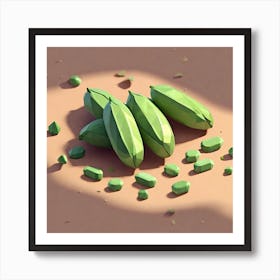 Green Peas 2 Art Print