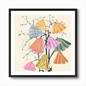 Matisse colorful blooming Square Art Print