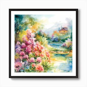 Enchanted Gardens Art Print