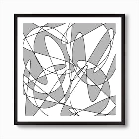 Abstract Swirls Art Print