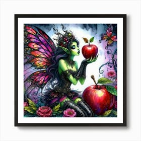 Wicked Apple Art Print