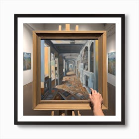 'The Hall Of Mirrors' Art Print