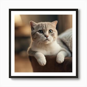 Portrait Of A Cat 6 Art Print