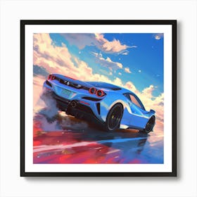Ferrari F8 Tributo [4] Art Print