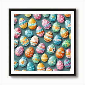 Easter Eggs Art Print