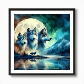 Creative Wild Animal Representation 8 Art Print